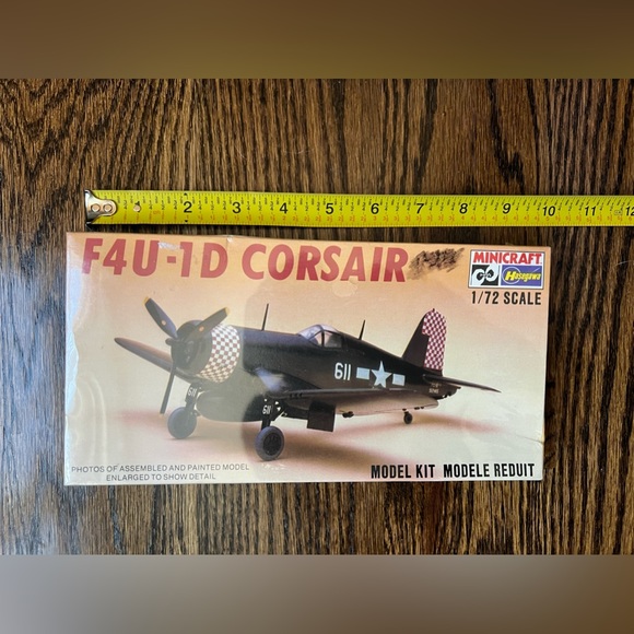 MINICRAFT HASEGAWA 1178 F4U-1D CORSAIR 1/72 SCALE MODEL KIT SEALED FIGHTER PLANE - Picture 3 of 4